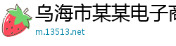 乌海市某某电子商务客服中心